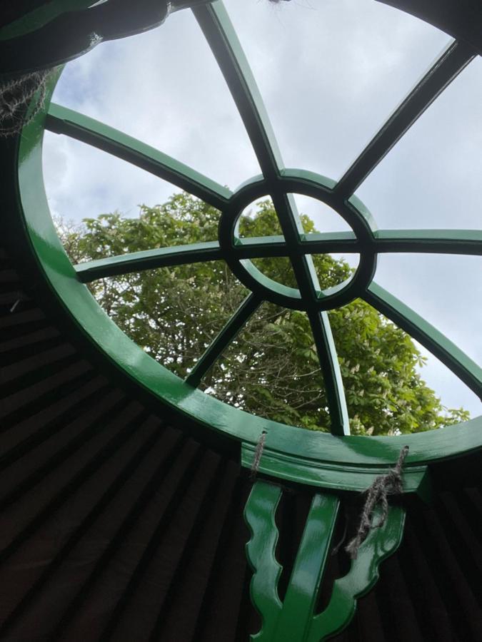 O Dan Y Coed Luxury Yurt With Hot Tub Hotel Chwilog Buitenkant foto